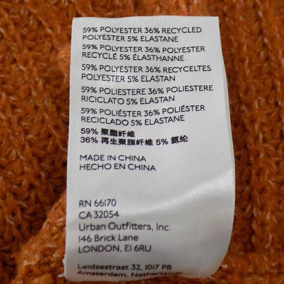 Pilcro Anthropologie Sweater Chunky Oversized Cowl Neck Long Sleeve Size S Cozy - Picture 4 of 5